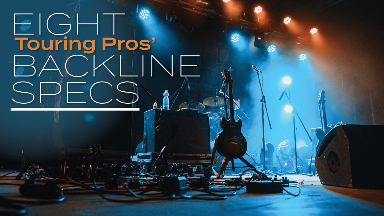 Eight Touring Pros’ Backline Specs