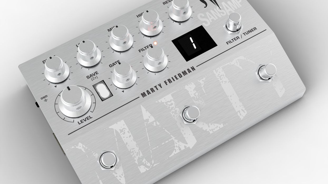 Marty Friedman and Tech 21 Launch Signature SansAmp