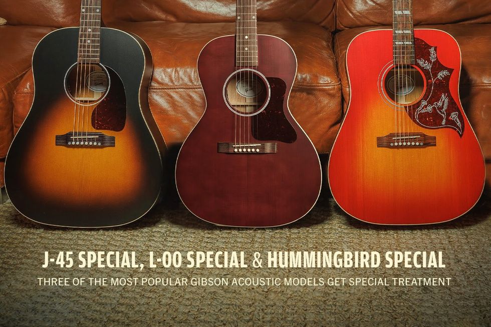Gibson Launches Acoustic Special Models