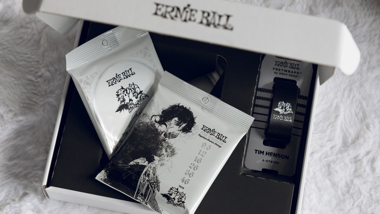 Ernie Ball Launches Tim Henson Signature Strings and Accessory Collection