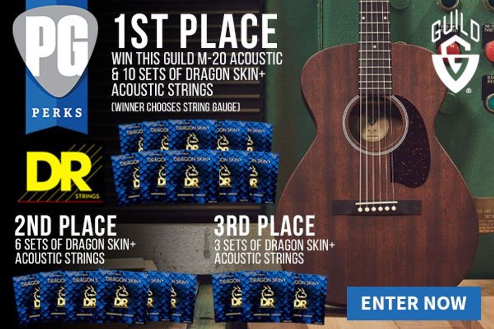 Exclusive DR Strings & Guild Guitars Giveaway