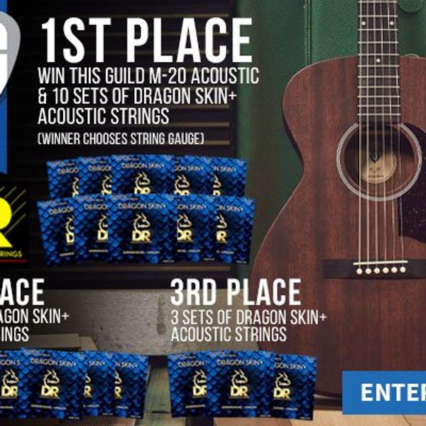 Exclusive DR Strings & Guild Guitars Giveaway