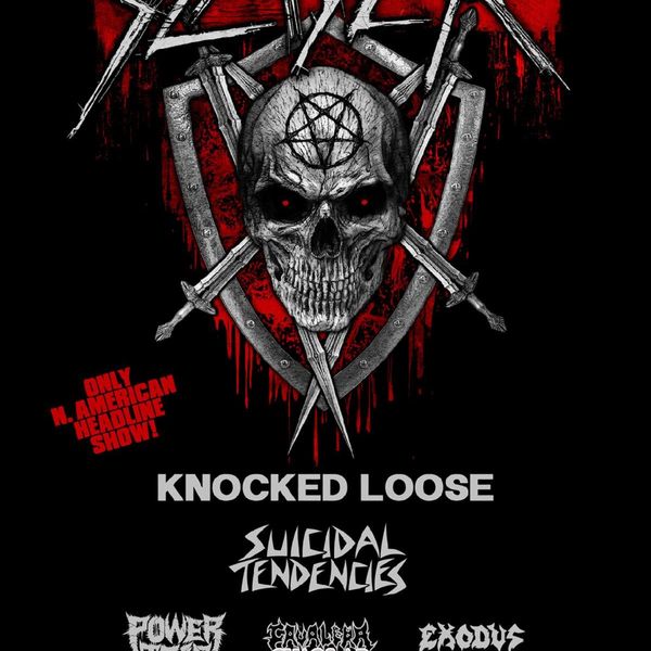 Slayer Announces New Tour Dates with Knocked Loose and Suicidal Tendenciesā