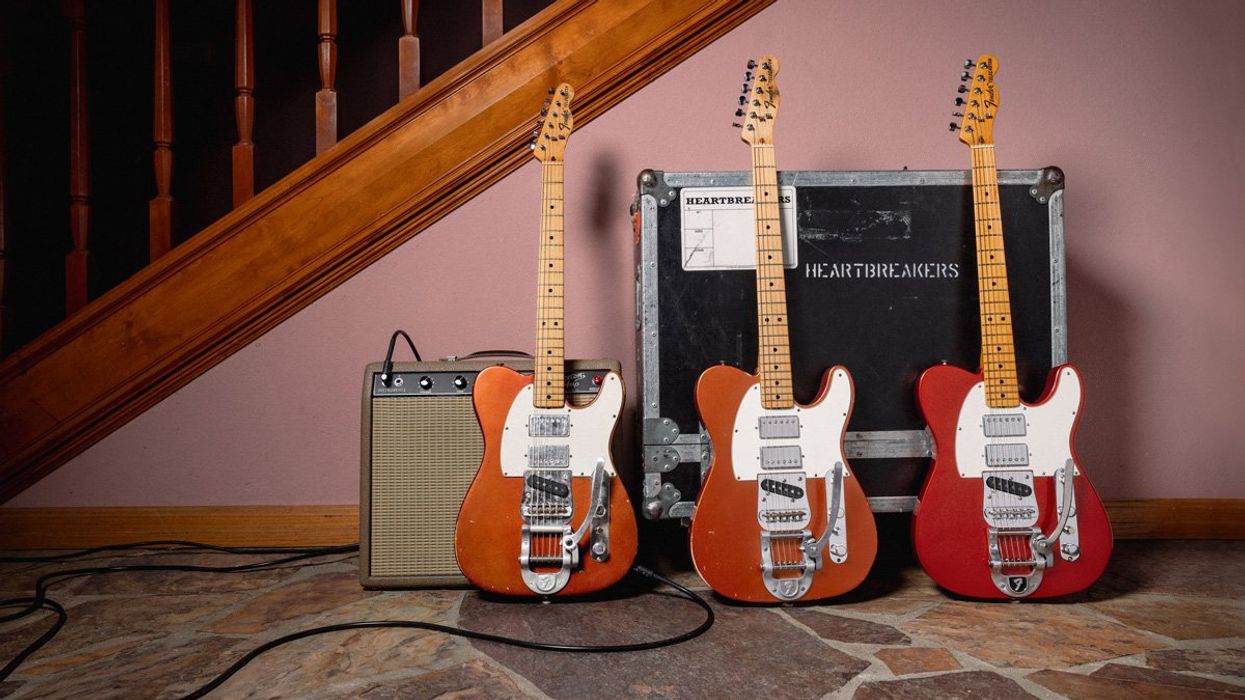 Fender Honors Legendary Mike Campbell with Stories Collection “Red Dog” Telecaster