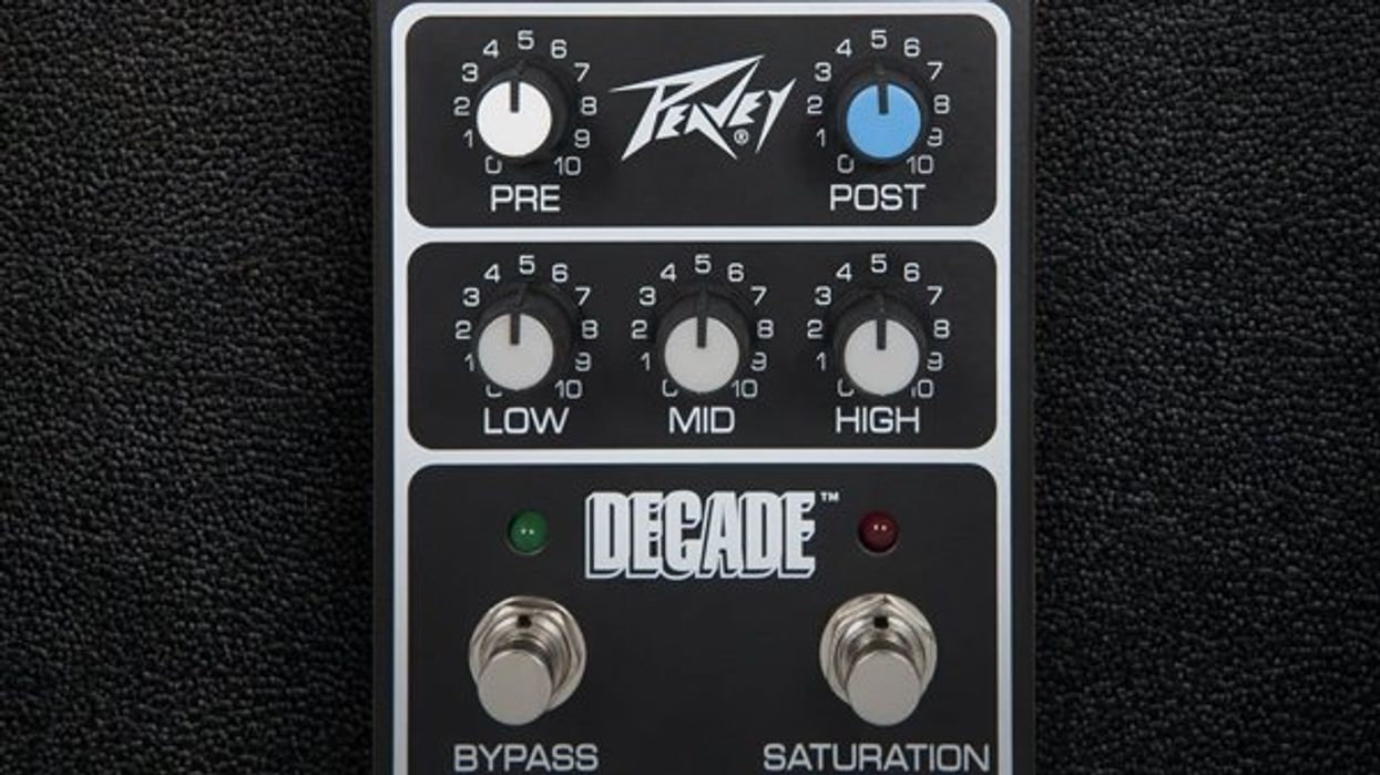 Peavey Debuts Decade PreAmp Pedal