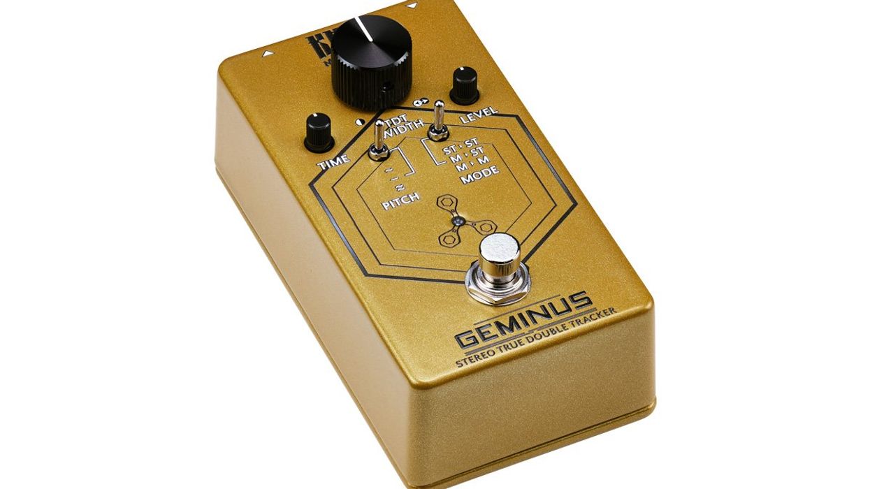 KMA Machines Releases GEMINUS Stereo True Double Tracker