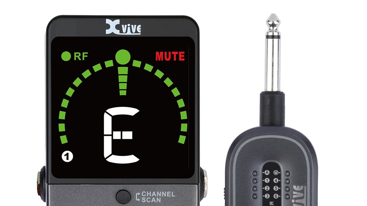 Xvive Combines 5.8 GHz Guitar Wireless with a Multi-FeaturedChromatic Tuner