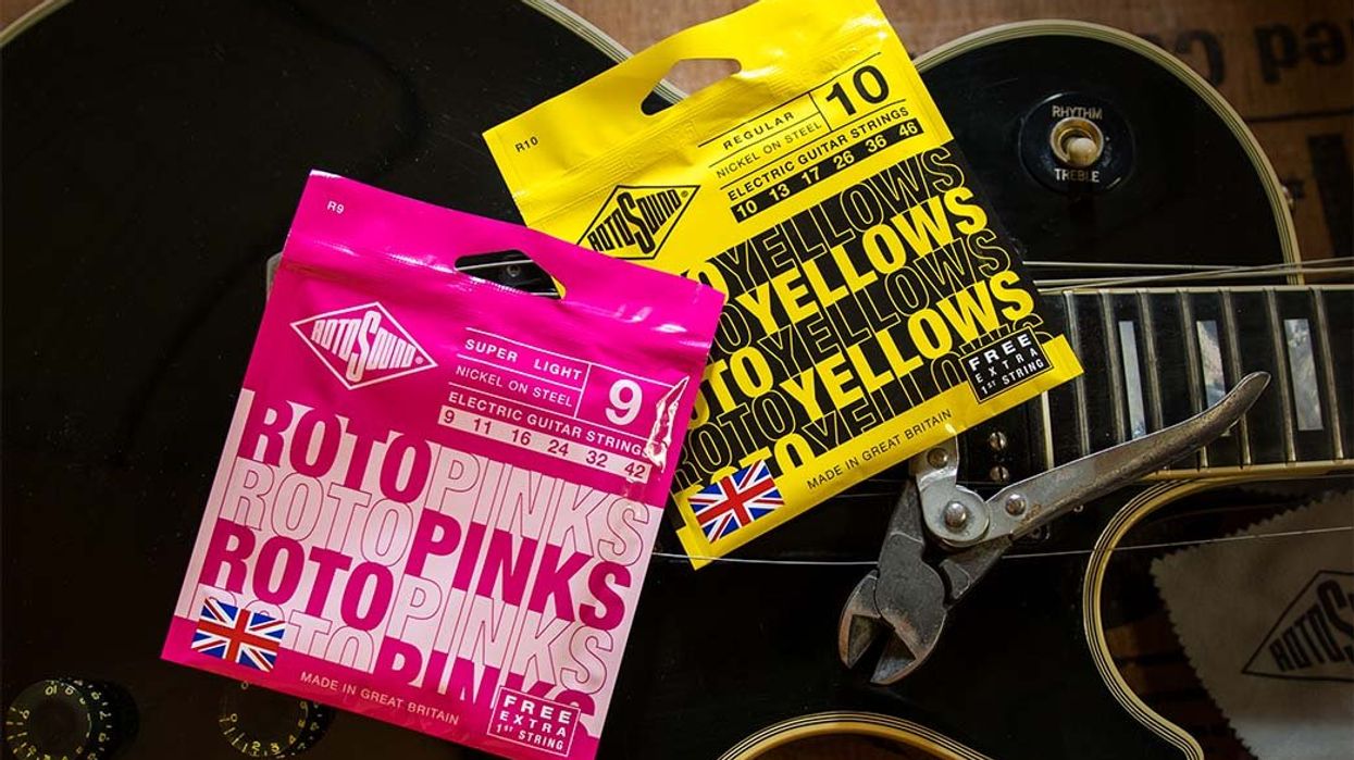 Rotosound Unveils Bold New Packaging for Guitar String Lines