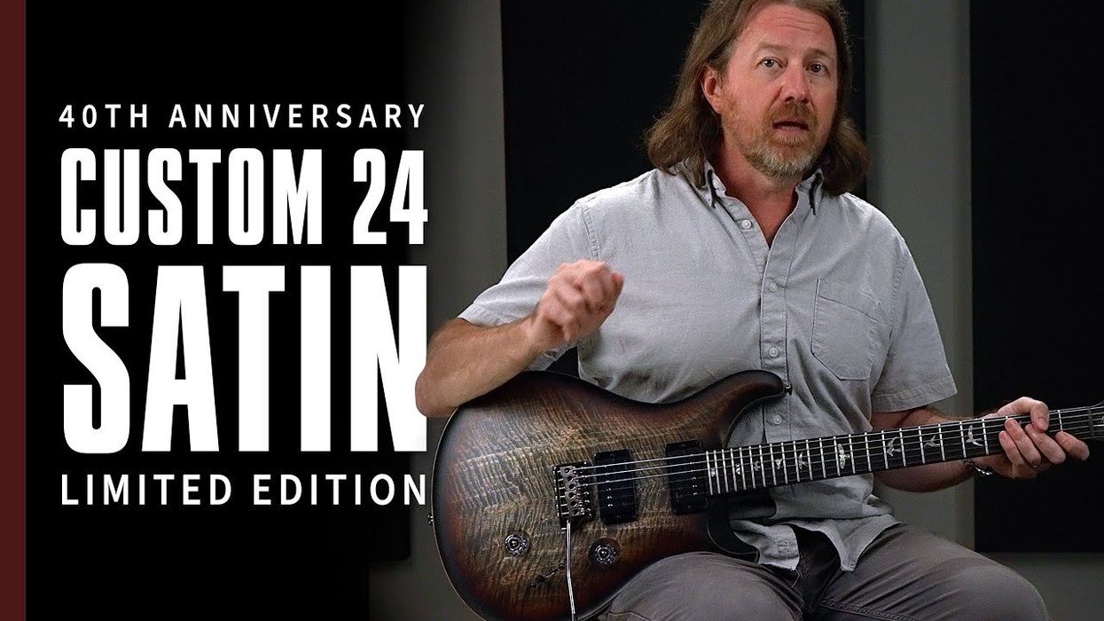 PRS Guitars Releases 40th Anniversary Custom 24 Satin Limited Edition