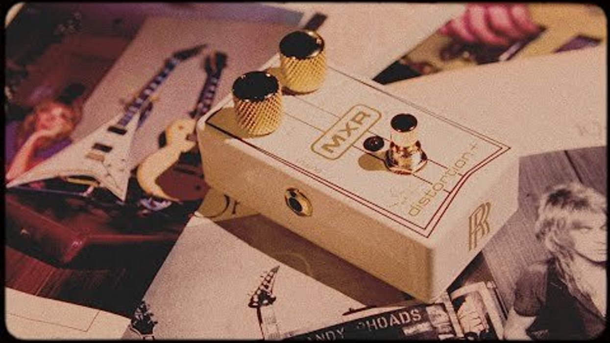 Dunlop Releases Special Edition of Randy Rhoads MXR® Distortion+