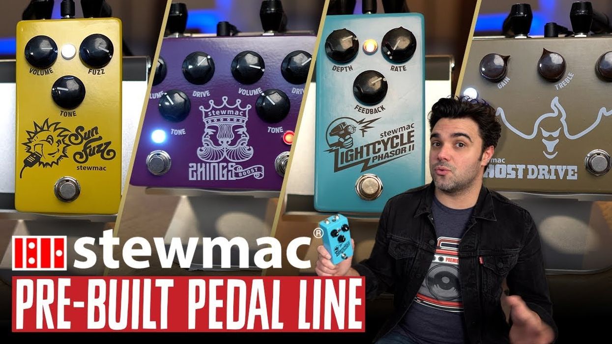 StewMac Launches Guitar Pedal Line With Four Hot Models