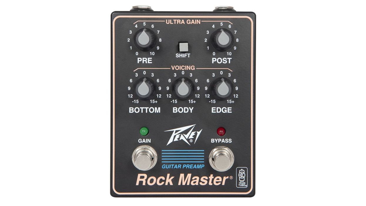 Peavey Rock Master Preamp Pedal Imposes Its Presence onto the Pedal Board