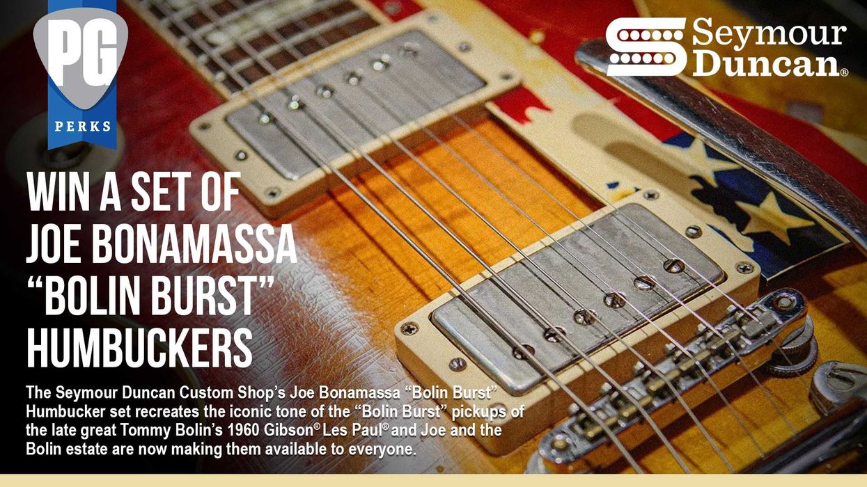 Win The Joe Bonamassa “Bolin Burst” Humbucker Set from Seymour Duncan!