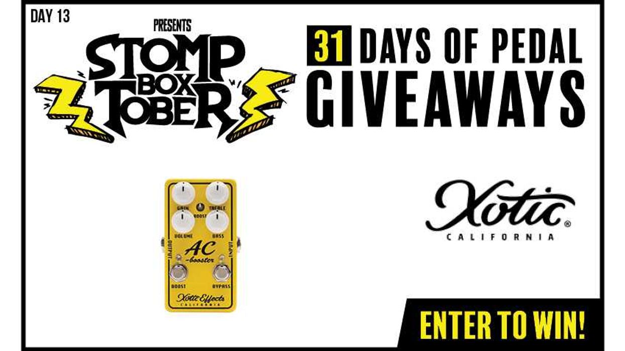 Stompboxtober 2025: Xotic Effects