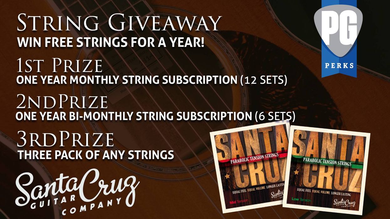 Win a Year of Premium Santa Cruz Strings!