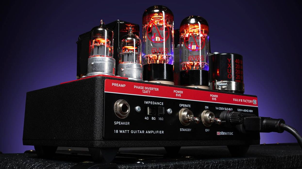 StewMac Introduces Valve Factory 18 Amp Kit