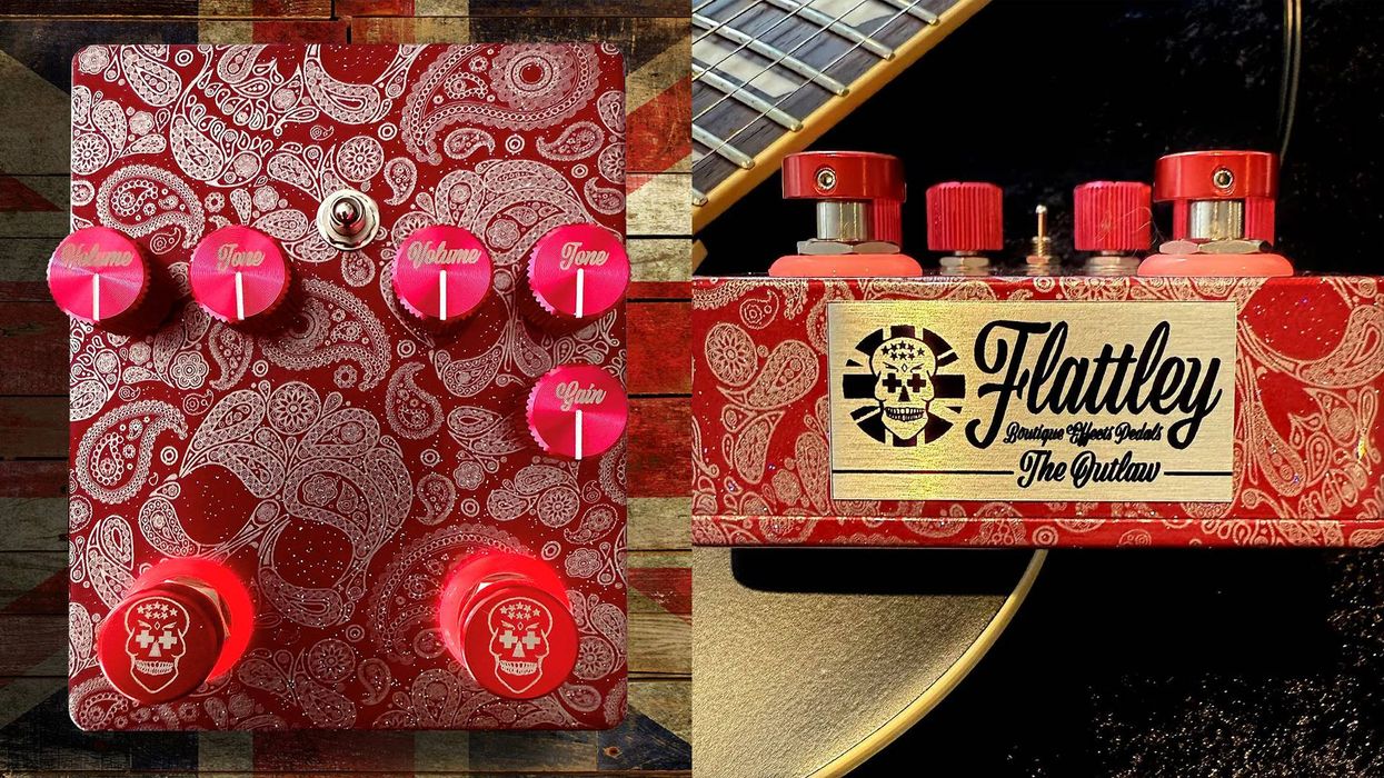 Flattley Pedals Introduces The Outlaw Boost/Overdrive