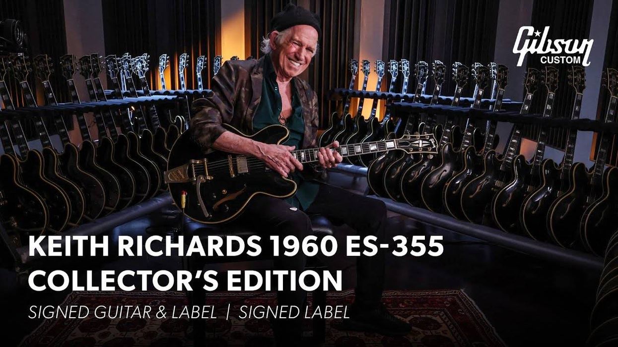 Gibson Custom and Keith Richards Unite for Historic Collaboration