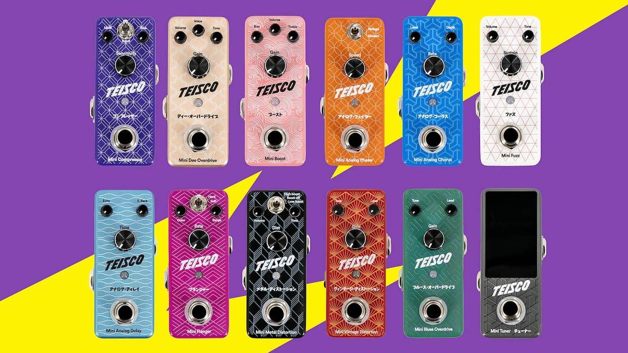Teisco Goes Huge in Tone, Mini in Size: Introducing a New Line of Pedals