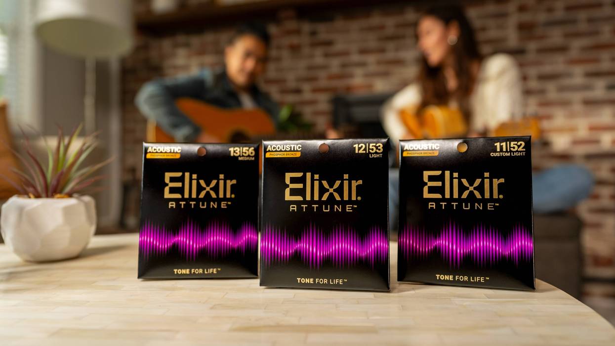 Elixir Unveils Attune Strings — A New Era of Acoustic Guitar Tone and Feel