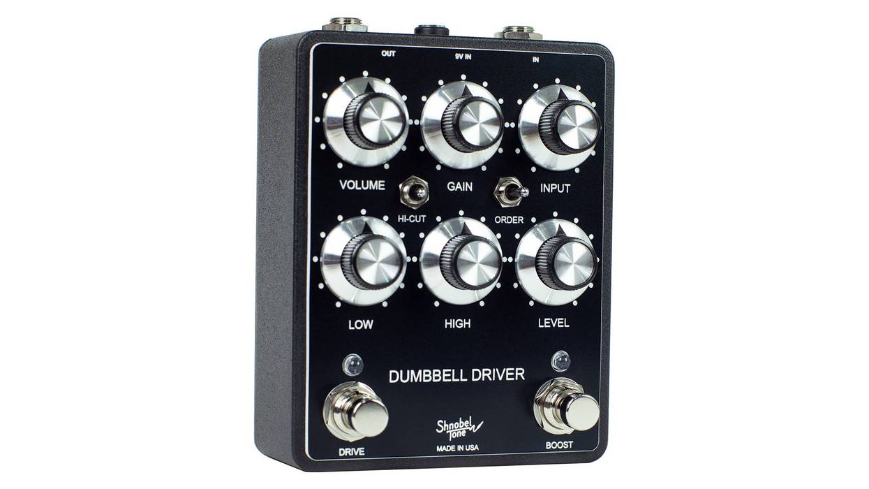 Shnobel Tone Unveils Dumbbell Driver OD/Boost Pedal