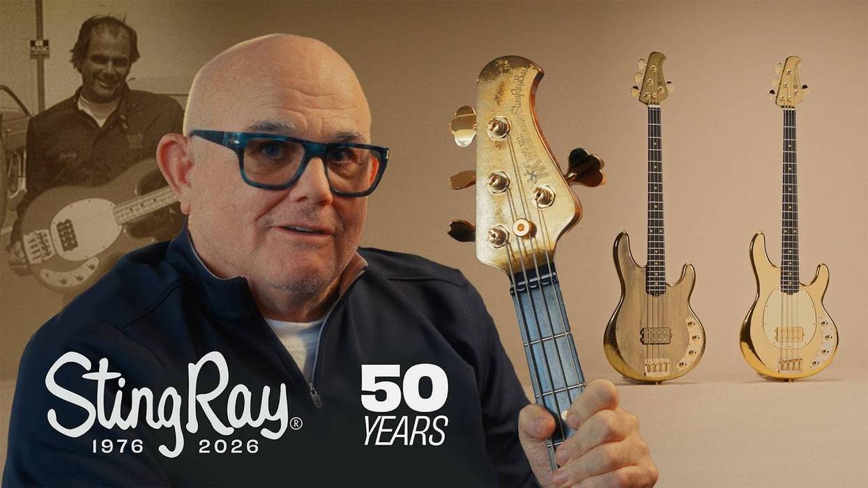 Ernie Ball Music Man Celebrates 50 Years Of The Stingray Bass