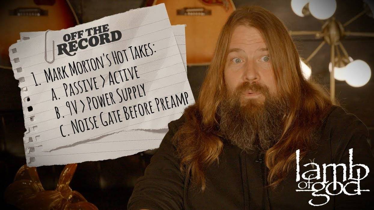 Mark Morton Challenges Gear Opinions, Talks "Into Oblivion" & Finding Big Guitar Riffs!