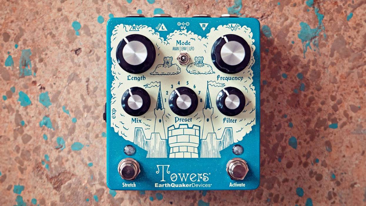 EarthQuaker Devices Release the Towers Stereo Reverberant Filter