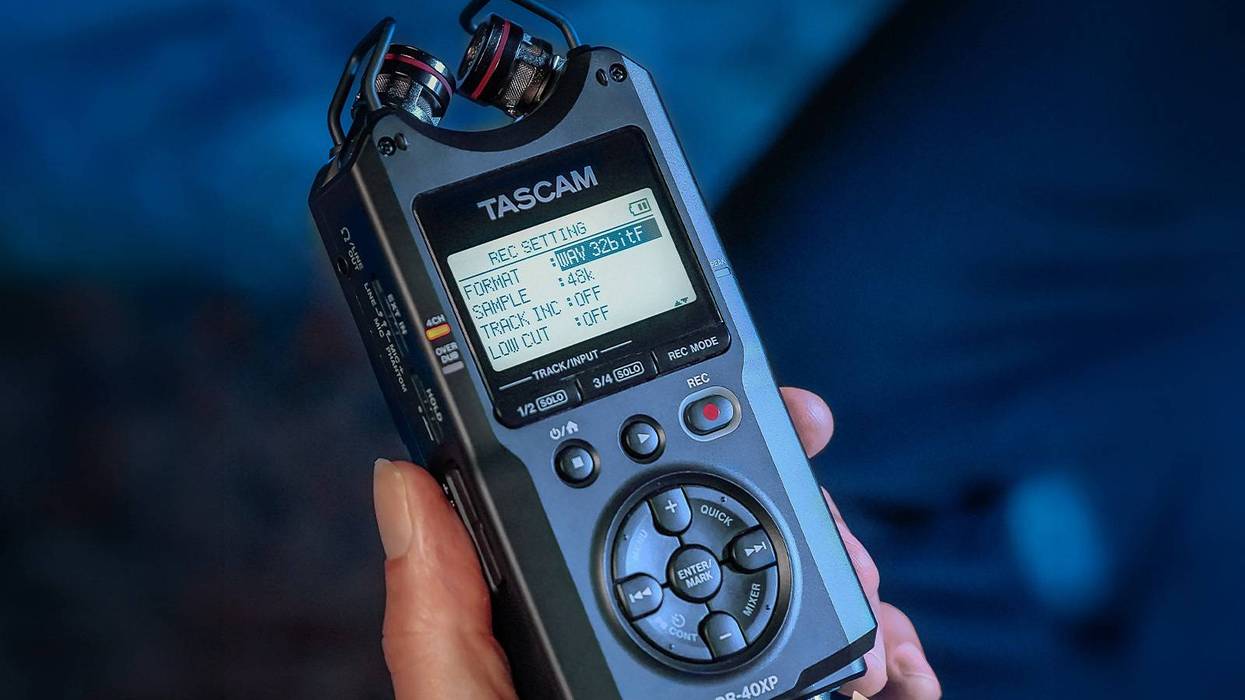 TASCAM Announces the DR-40XP Portable Handheld Recorder