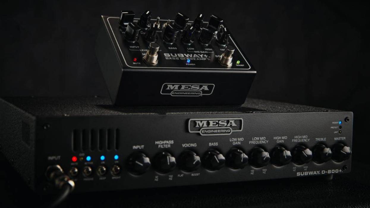 Mesa/Boogie Introduces the Subway+ Bass Di-Preamp II