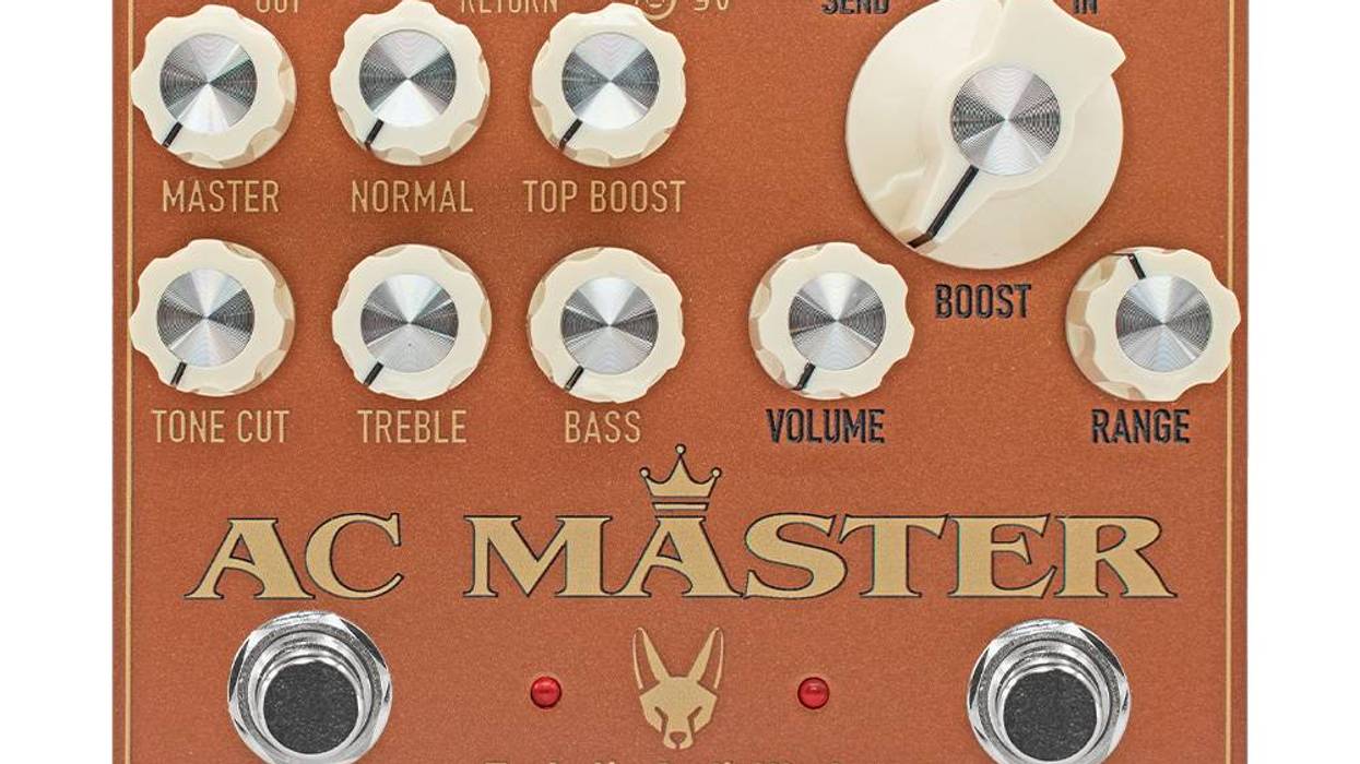 Introducing AC MASTER British Style Overdrive and Booster from Tsakalis Audioworks