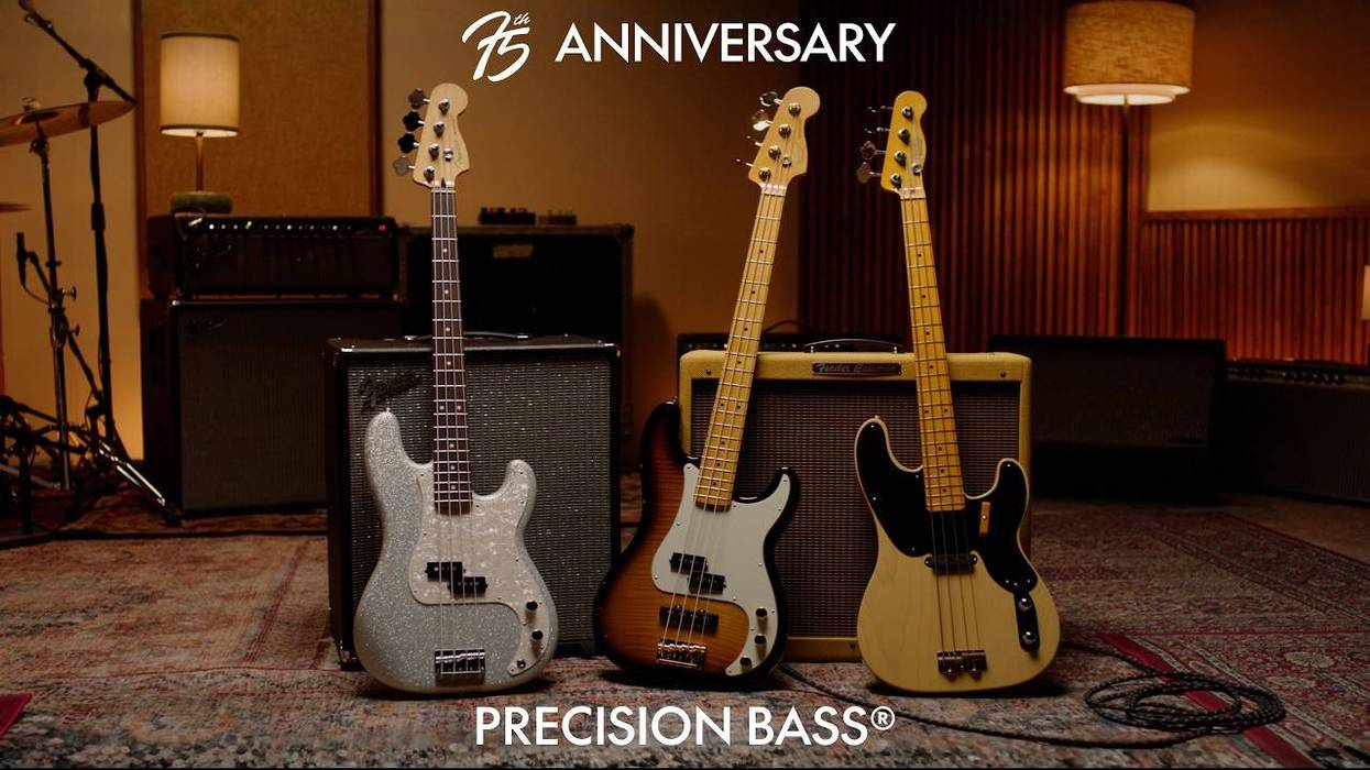 Fender Commemorates 75 Years Of The Precision Bass