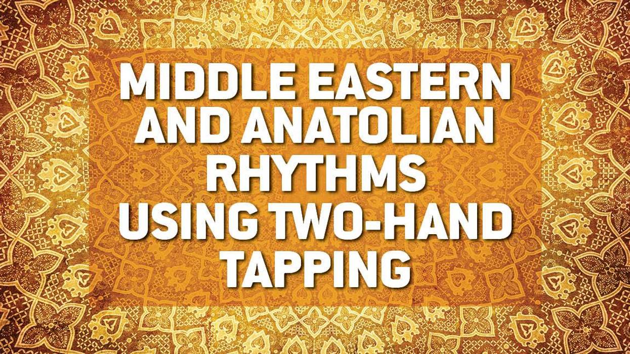 Middle Eastern and Anatolian Rhythms Using Two-Hand Tapping