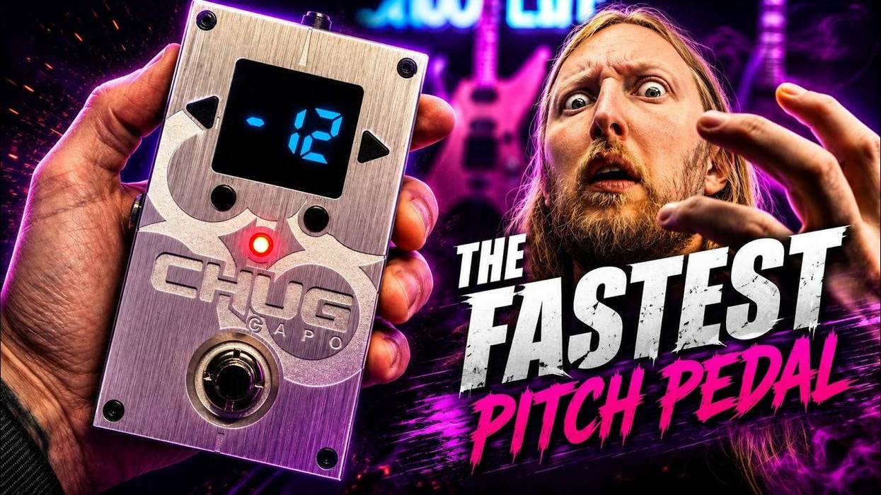 Solar Guitars Releases CHUG Capo Pitch Pedal