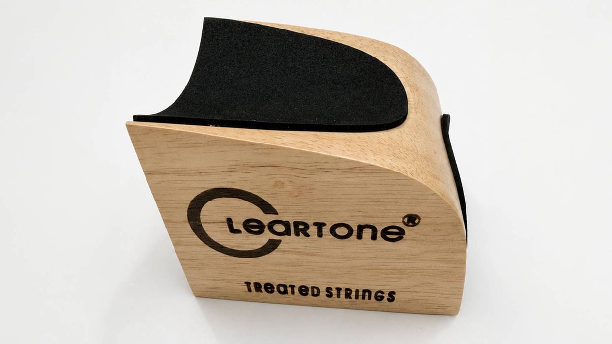 Cleartone Launches Solid Oak Guitar Neck Rest