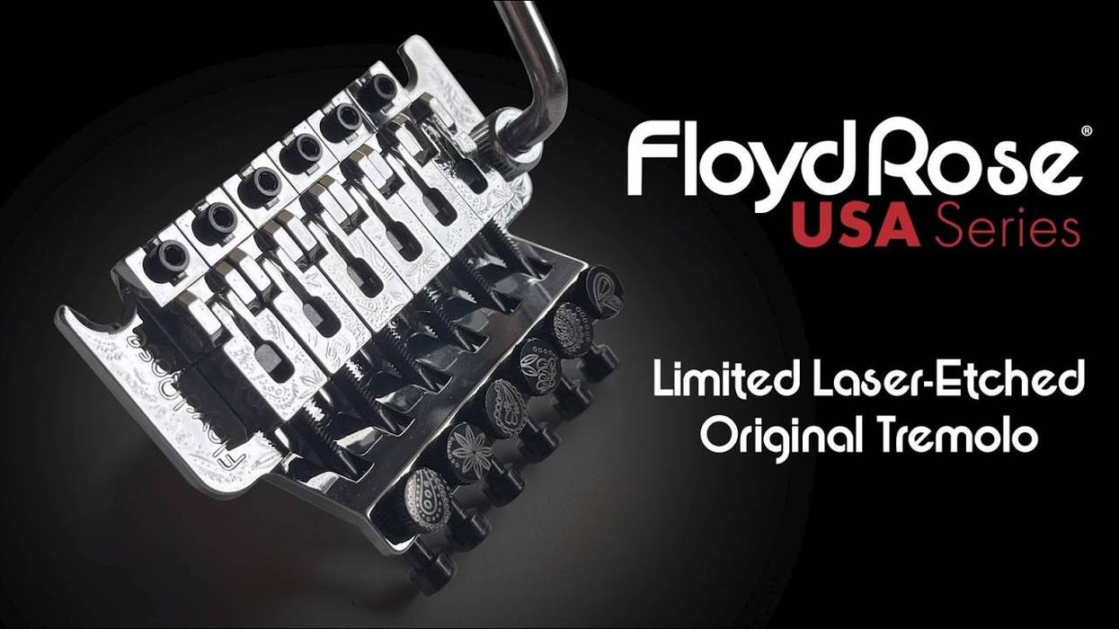 Floyd Rose Unveils Limited Edition Etched Paisley USA Series Tremolo