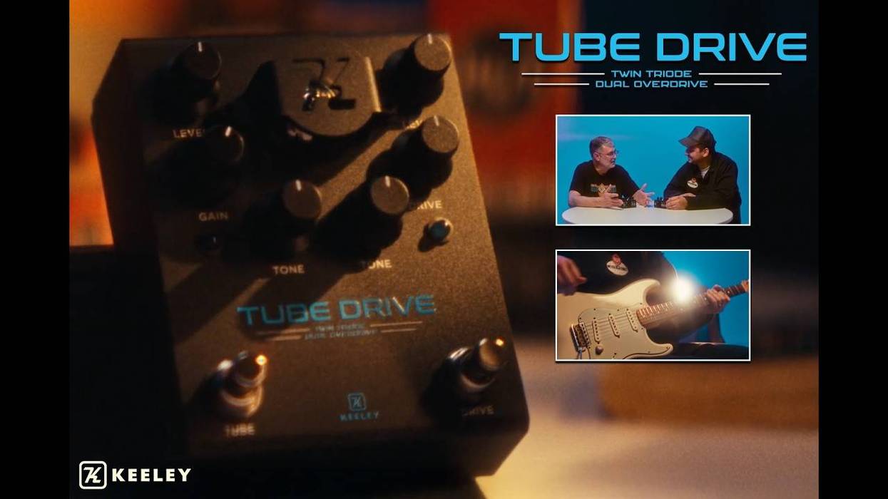 Keeley Electronics Introduces Tube Drive Twin Triode Dual Overdrive
