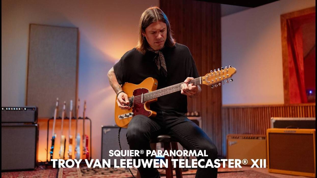 Fender Introduces Squier Paranormal Troy Van Leeuwen Telecaster XII