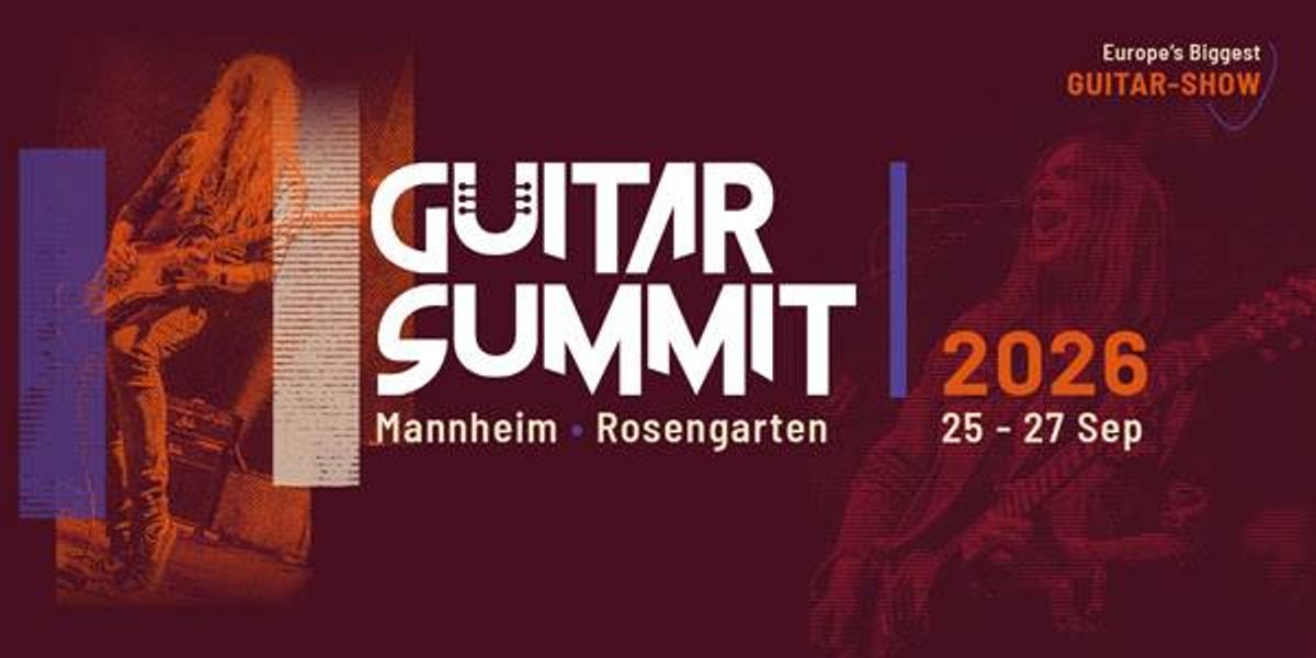 Official Guitar Summit 2026 promotional graphic