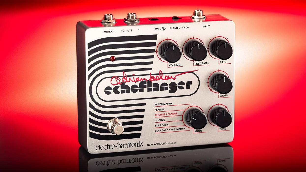 Electro-Harmonix Unveils The Adrian Belew Echoflanger
