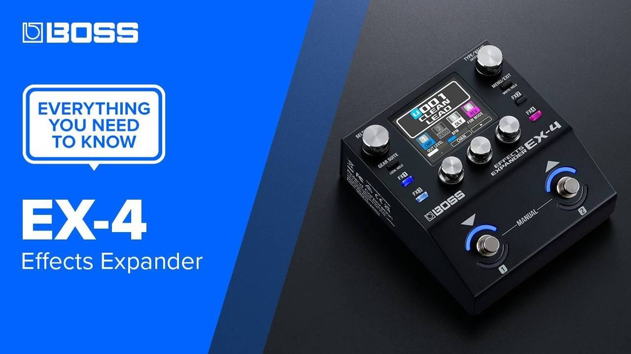 BOSS Releases EX-4 Effects Expander