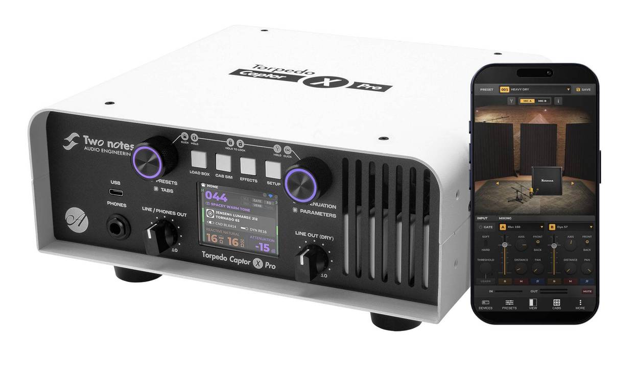 Two Notes Introduces Captor X Pro Amplifier Control