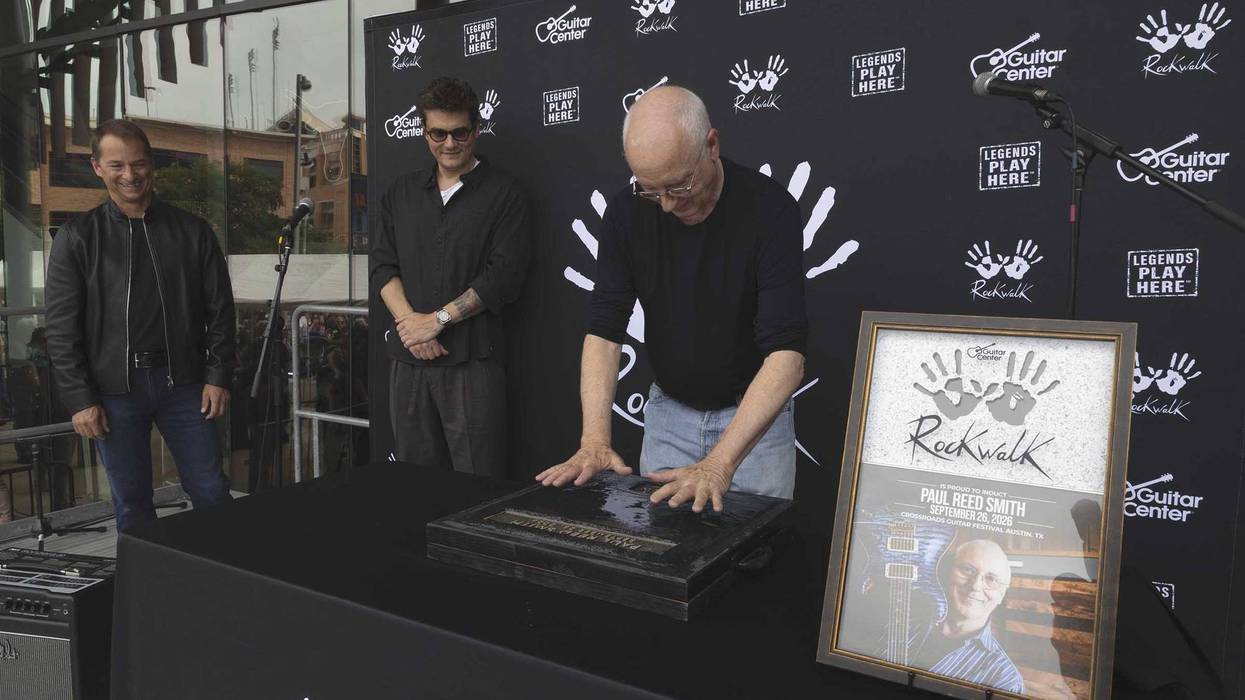 Guitar Center Honors PRS Guitars Founder Paul Reed Smith with Rockwalk Induction