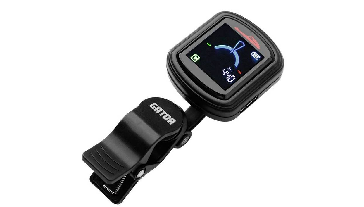 Gator Releases Foldable Travel Guitar Stands and a Rechargeable Clip-On Tuner