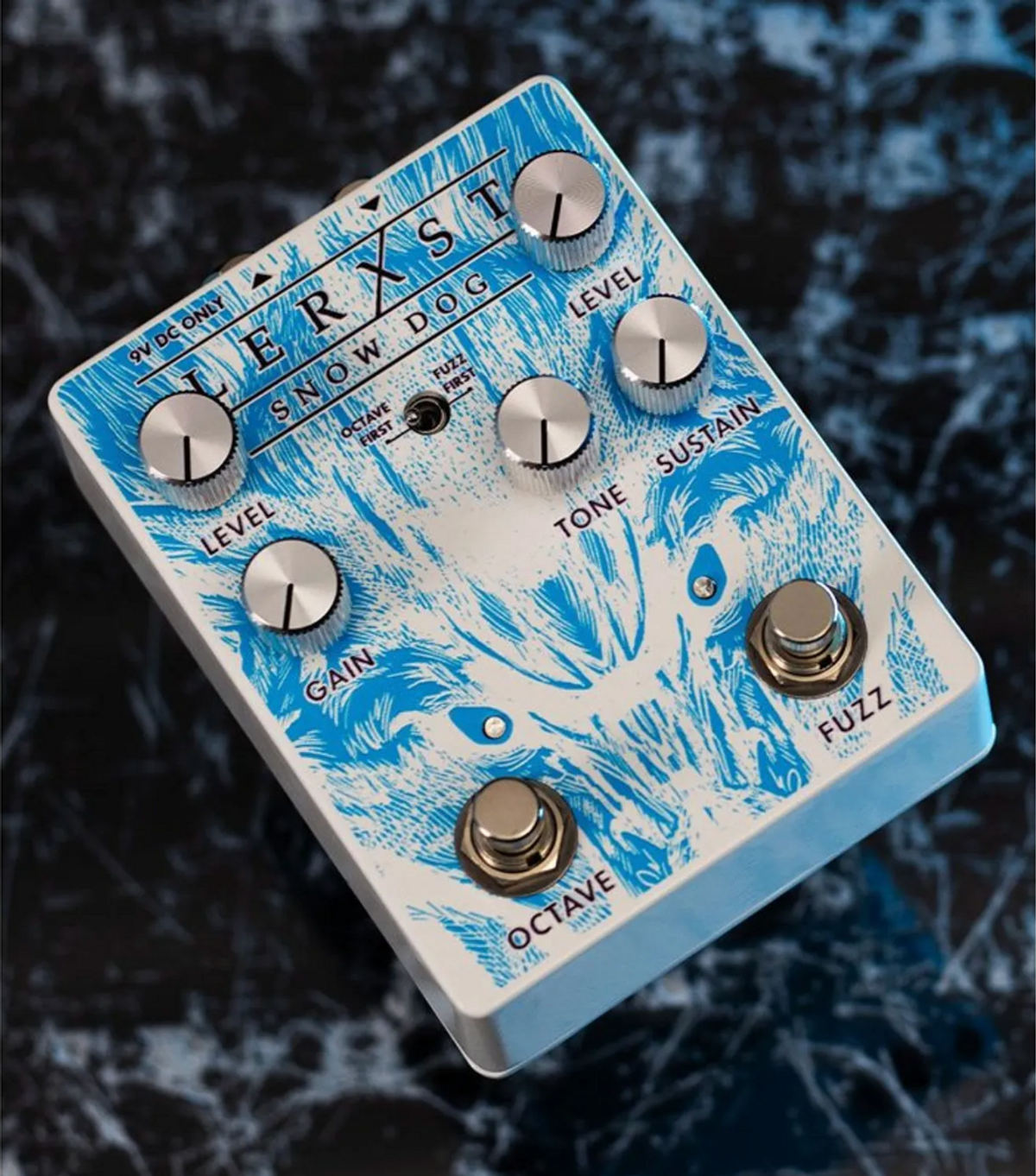 Alex Lifeson Unveils Lerxst Snow Dog Octave Fuzz
