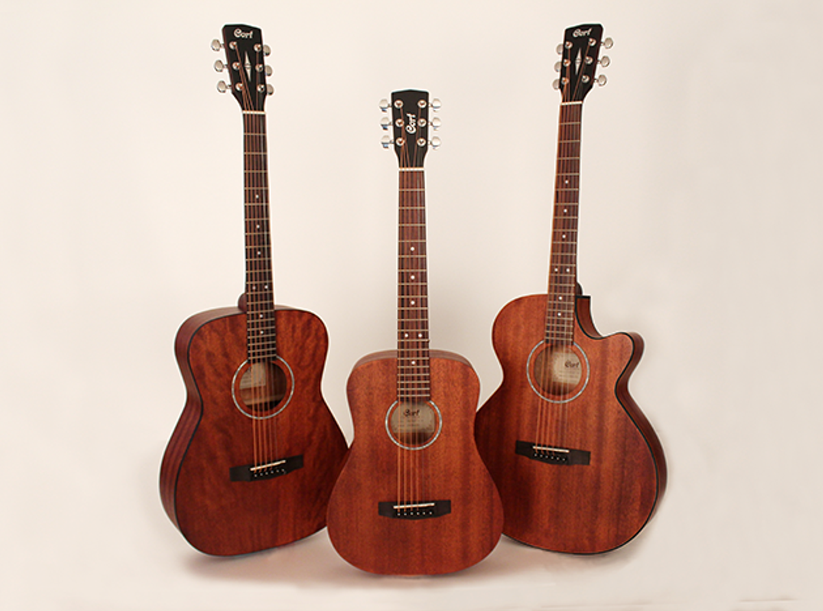 Cort Guitars Releases Mahogany Acoustic Models