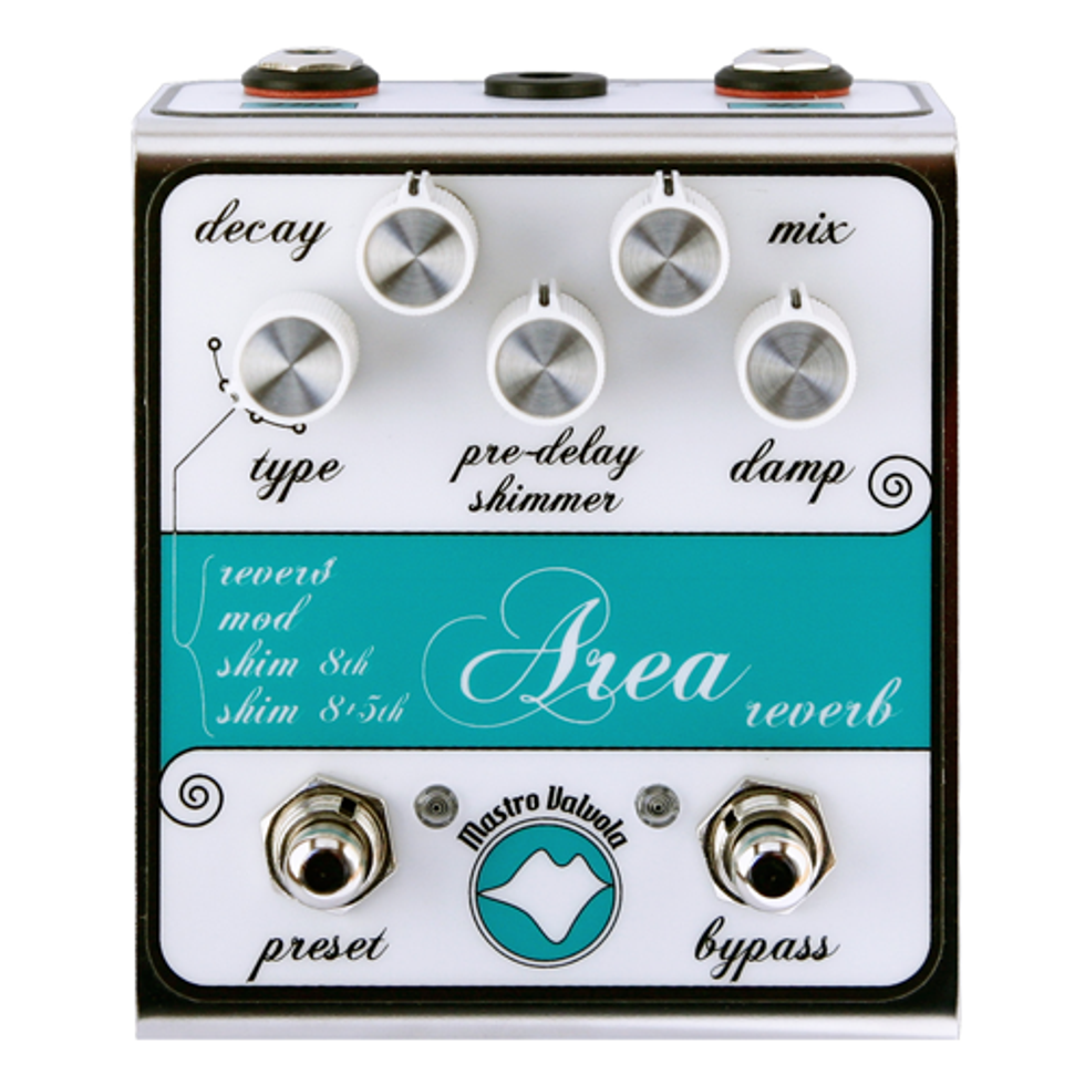 Mastro Valvola Pedals Releases the Area Reverb