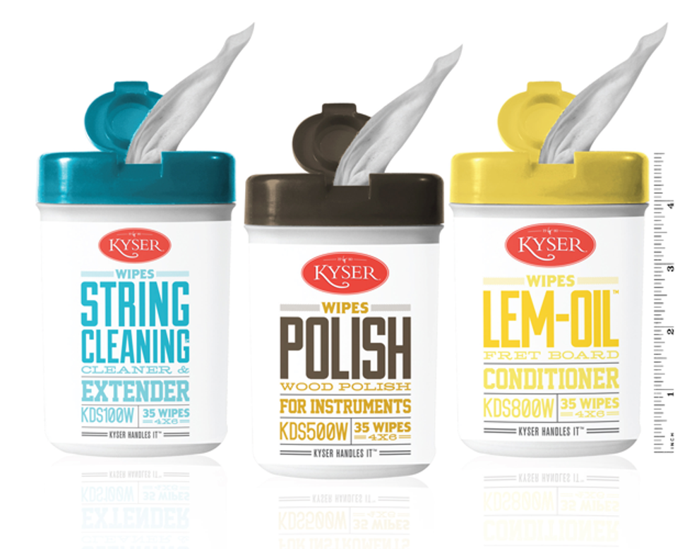 Kyser Introduces Instrument Cleaning Wipes
