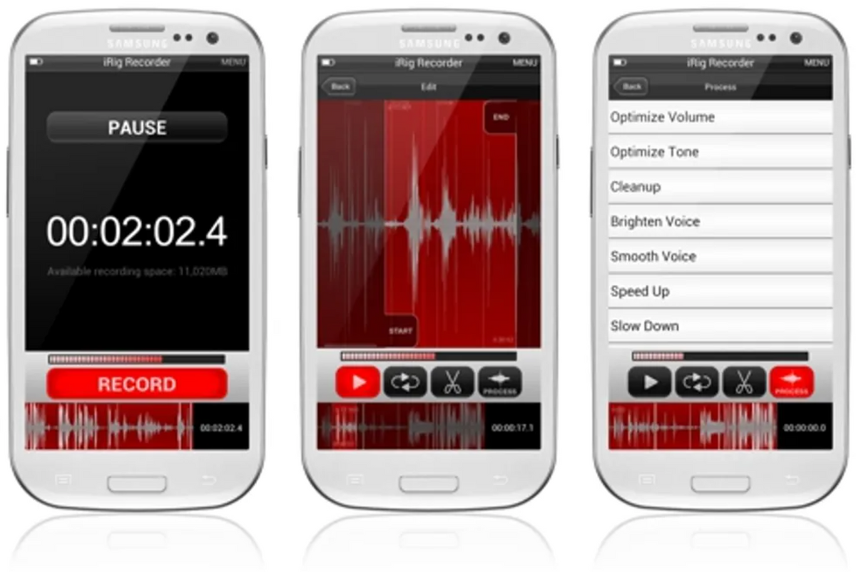 IK Multimedia Ships iRig Recorder for Android