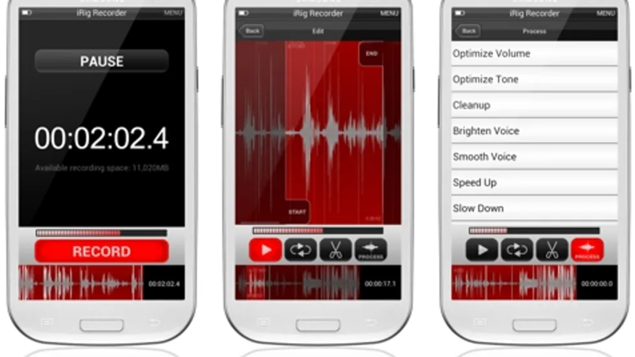 IK Multimedia Ships iRig Recorder for Android